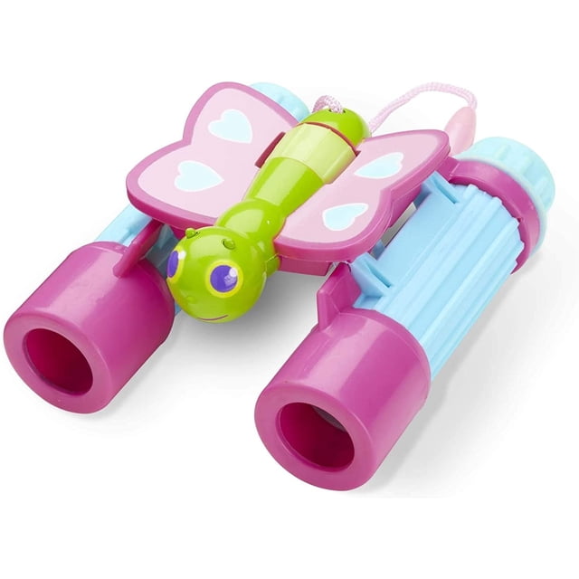 Binoculares de exploradora Melissa & Doug en forma de mariposa 3+
