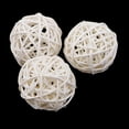 thumbnail image 4 of 50x Rattan Wicker Balls Decorative, Orbs Balls Decorative, Twig Balls Vase Filler, Rattan Balls for Bowls, Bird Toys, Garden, Party, Wedding, 3cm,5cm, 4 of 10