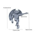 thumbnail image 2 of 1Pc Gothic Gargoyle Statue, Door Frame Wall Decor, Fantasy Home Handicraft Sculpture, Gothic Stone-Like Ornamental Art Decoration For Entrance & Indoor Spaces, Unique, 2 of 2