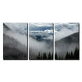 thumbnail image 2 of wall26 - 3 Piece Canvas Wall Art - Pine Trees Forest with Fog - Modern Home Art Stretched and Framed Ready to Hang - 16"x24"x3 Panels, 2 of 4