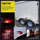 thumbnail image 5 of 2PCS Amber/Red LED Marker Lights LED Clearance Trailer Lights Trailer Light Assembly, 5 of 5