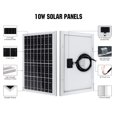 thumbnail image 2 of Cargador de panel solar ECO-WORTHY de 10 W para batería de 12 V, 2 of 8