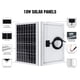 thumbnail image 2 of Cargador de panel solar ECO-WORTHY de 10 W para batería de 12 V, 2 of 8