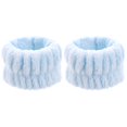 thumbnail image 1 of 2 piezas de pulseras para lavarse la cara Banda de lavado de spa Toallas de muñeca de microfibra para lavarse la cara Maquillaje Cuidado de la piel Yoga Deporte, 1 of 5