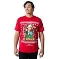 thumbnail image 2 of National Lampoon's Christmas Vacation Merry Clarkmas Men's Red Crew Neck Short Sleeve T-shirt-XXL, 2 of 4