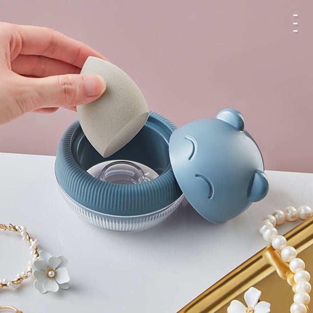 Beauty Egg Box Dustproof Abrasion Resistant Useful Compact Protective Makeup Sponge Holder