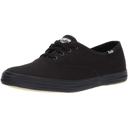 Keds Women's Champion Sneaker, Black Black, Size 6 M US