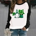 thumbnail image 2 of QIPOPIQ T-Shirts à Manches Longues à Col Rond pour Femmes T-Shirts de la Saint-Patrick T-Shirt Imprimé Trèfle de la Saint-Patrick T-Shirt Vert Porte-Bonheur T-Shirts de la Saint-Patrick Hauts T-Shirts à Col Rond Offres de Chemises des Fêtes, 2 of 5