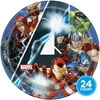 Unique Industries Avengers Birthday Paper Dinner Plates, 9 in, 24 Count