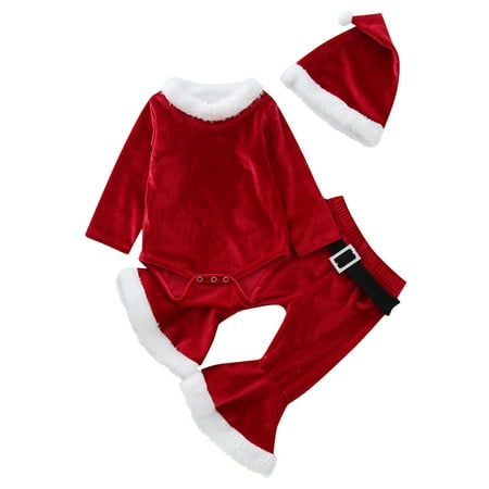 

Baby Girl Girls Christmas Long Sleeve Romper Bodysuit Bell Baby Girl Clothes Elephant