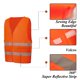 thumbnail image 2 of Pack de 10 chalecos de seguridad reflectantes naranjas talla XL universal, 2 of 7