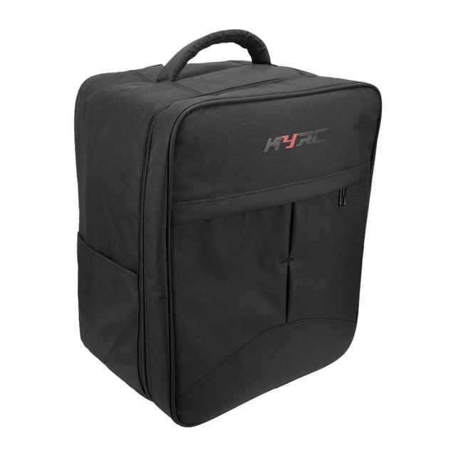Estuche de transporte compatible con modelos RC a escala 1/10. Cómodo, ligero y robusto. Ideal para regalo. Alto rendimiento. Bolsillos y... Negro