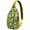 Lemon, variant on Rustic Garden Floral Sling Backpack, Lightweight Crossbody Shoulder Bag for Women, Romantic Vintage Bloom Travel Daypack