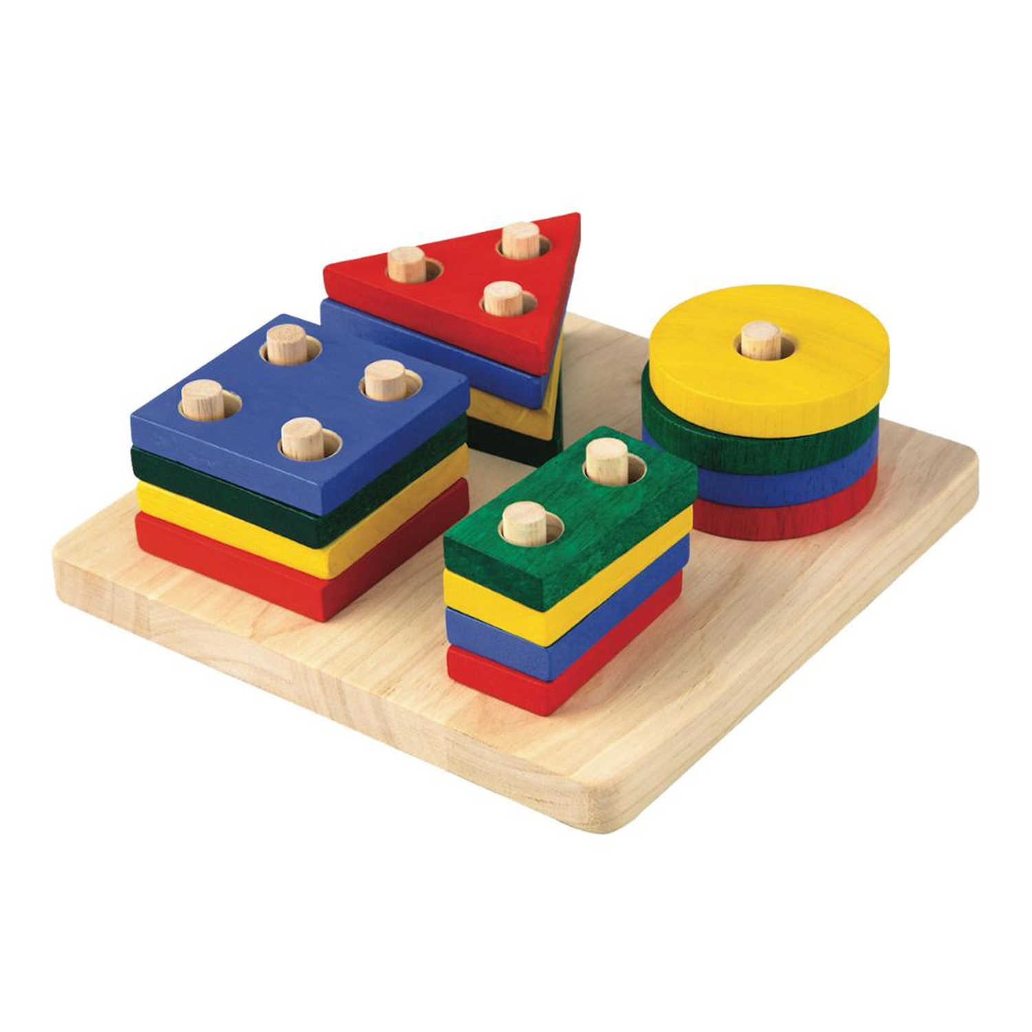 PlanToys Geometric Sorting Board Learning Toy