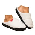 thumbnail image 3 of Shadoumai Unisex Winter Indoor Slippers Warm Half Coverage Home Slides Cozy Lined Shoes For Women And Men, 3 of 7