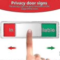 thumbnail image 3 of 2 Pcs Vacant Occupied Signs Privacy Signs Available Or In Use Sign Slider Door Indicator Signs For Home Office Restroom Conference, 3 of 3