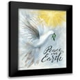 thumbnail image 1 of Talent, Kelley 15x18 Black Modern Framed Museum Art Print Titled - Peace on Earth Dove, 1 of 5