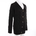 thumbnail image 4 of Women's Open Front Long Sleeve Cardigan Sweater Cable Knit Pocket Outwear, 4 of 6