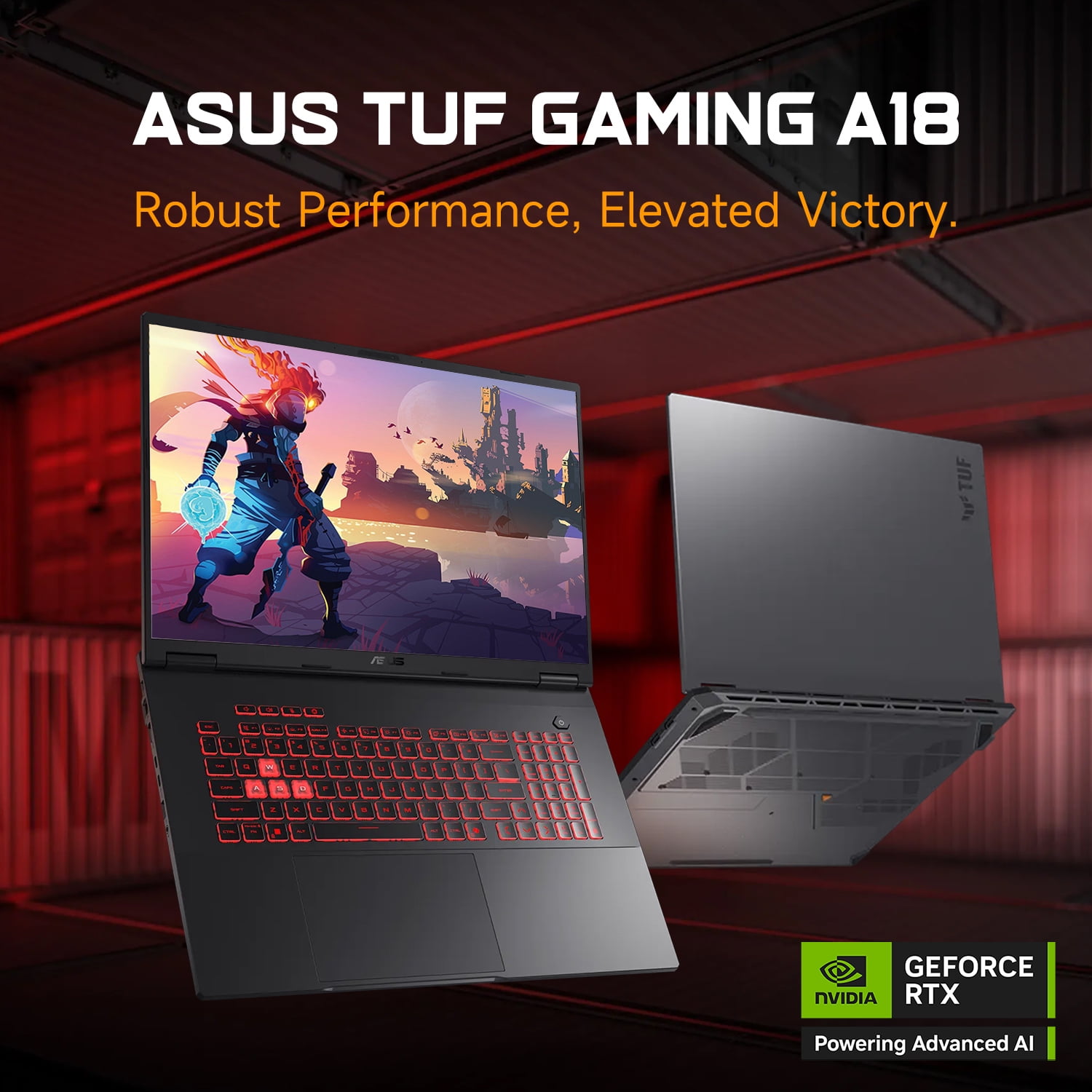 Asus Tuf A18 Rtx 5070 Gaming Laptop, 18" Wqxga 240Hz, Amd Ryzen 7 260 Processor, 16gb Ram, 1tb Ssd, Windows 11 Home