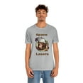 thumbnail image 5 of Space Lasers Chimp Designiuos Funny Smoking Unisex Jersey Short Sleeve Tee, 5 of 10