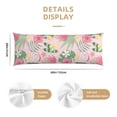 thumbnail image 2 of Body Pillow Cover - Soft Body Pillow Pillowcase, Tropical pitaya Breathable Long Body Pillow Case Cover with Invisible Zipper 20x60in, 2 of 5