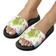 thumbnail image 5 of GZHJMY Stylish Slides for Women Men, Cute Funny Cartoon Alien Soft Flexible Slip-on Sandals Slippers, 5 of 7