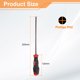 thumbnail image 2 of Destornillador Phillips PH2 Uxcell #2 12.6" Destornilladores Magnéticos 4.72" Acero Aleado S2 Tratado Térmicamente con Mango Ergonómico para Reparaciones de Hágalo Usted Mismo, Marrón Rojo, 2 of 7