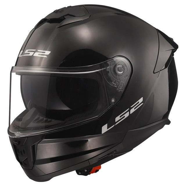 Casco deportivo LS2 Stream II para toda la cara, negro brillante, tamaño pequeño