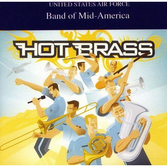 United States Air Force Band of Mid-America - Hot Brass - Music & Performance - CD