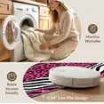 thumbnail image 5 of ODIKA Cheetah Print Tower Zebra Border Spotted Leopard Playful Expressive for King Size Bedroom, Master Suite, Under Bed, Foldable Easy Care, 5 of 7