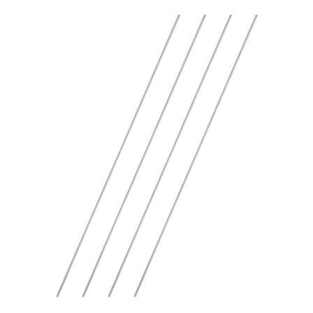 4 Pack 304 Stainless Steel Round Rod 3/64" Diameter 12" Length Solid Rod