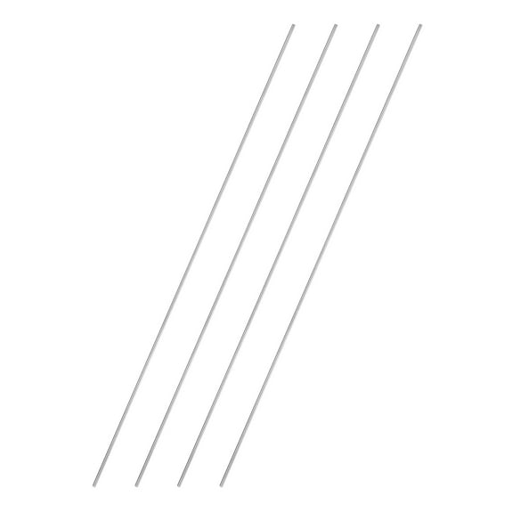 4 Pack 304 Stainless Steel Round Rod 3/64" Diameter 12" Length Solid Rod