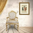 thumbnail image 3 of Vision Studio 19x24 Gold Ornate Wood Framed with Double Matting Museum Art Print Titled - Art Deco Elegance III, 3 of 4