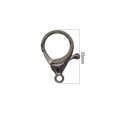 thumbnail image 5 of perfeclan 3x10Pcs 33mm Curved Lobster Claw Clasps Jewelry Findings Keychian Rings Black 3 Pcs, 5 of 9