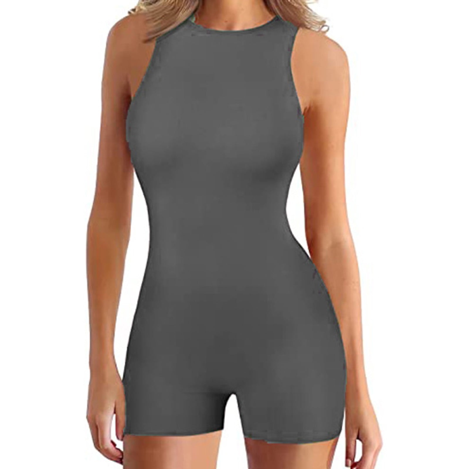 Stamzod Jumpsuits for Women Summer Running Onesie Workout Rompers One