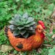 thumbnail image 5 of Bonitos adornos de maceta de animales, macetas de resina para suculentas, decoración de jardín para el hogar (H) Tmvgtek Libre de BPA, 5 of 8