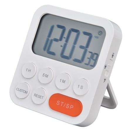 NFTIGB Digital Kitchen Timer 3 Gear Adjustable Magnetic Countdown Timer Cooking Study Timer for Bedroom