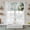 Green, variant on Vintage Oil Light Tier Curtains 36 Inch Length, Spring Flowers Leaves Candles Country Cafe Short Curtains for Bathroom Over Sink, Small Kitchen Curtain Light Filtering Drapes 2 Panels 27.5"Wx36"L