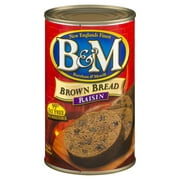B&M Brown Bread Raisin, 16 oz