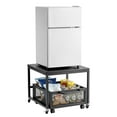 thumbnail image 1 of VEVOR Support de Mini-Frigo avec Rangement Chariot de Rangement 198 Lb et Roues Pivotantes Noir, 1 of 9
