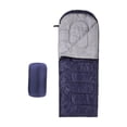 thumbnail image 4 of Colaxi Envelope Sleeping Bag Camping Sleeping Bag Camping Gear Dustproof Portable Sleeping Bag Single Sleeping Bag for Summer Travel Navy, 4 of 9