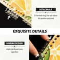 thumbnail image 3 of FORMRS 1-Subject Spiral Notebook 8" x 5" College Ruled 60 Refillable Sheet A5 Hard Cover, Citrus Leaves, 3 of 7