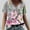 Pink, variant on Viikei Summer Shirts for Women,Fashion Woman Causal V-Neck Solid Blouse Short Sleeve T-Shirt Summer Khaki S