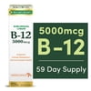 Nature’s Bounty Vitamin B-12 Liquid, 5000 mcg, 2 Fl Oz