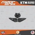thumbnail image 3 of Kalair GFX Graphics Kit for Ktm 50SX MINI SX50 (2009-2015) Razor Series, 3 of 5