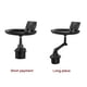 thumbnail image 2 of Portavasos Para Automóvil, Giratorio Negro, Multifuncional Con Placa De 21 Cm, Soporte Para Teléfono, Bandeja De Comida Para Automóvil, Mesa De Almacenamiento Cateissary EL014398-02, 2 of 5