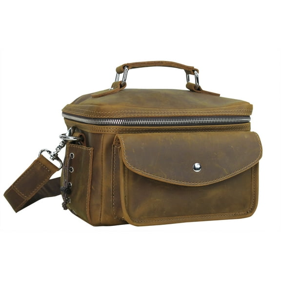 Vagarant Traveler Full Grain Leather Vintage Camera Bag LC03.VB