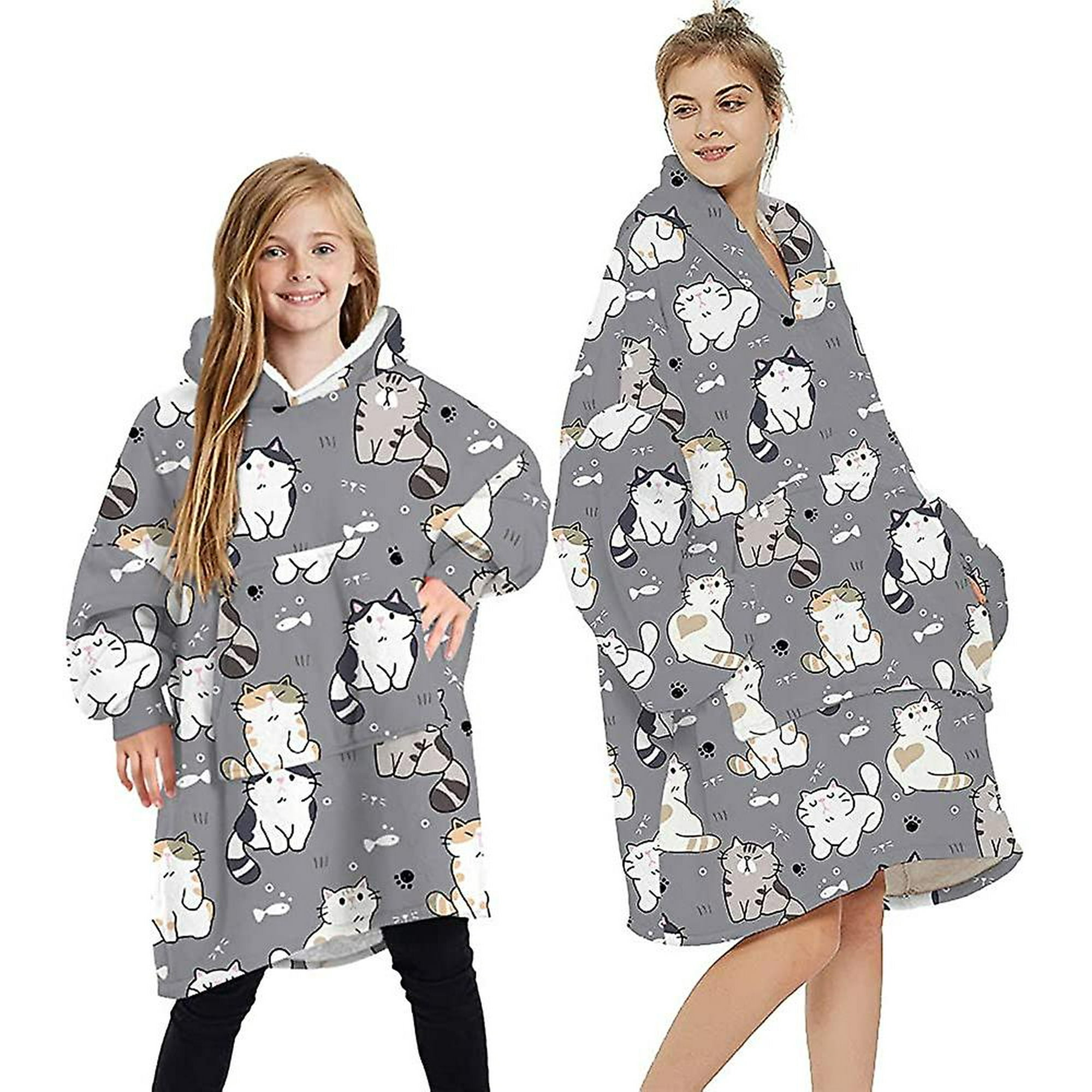 Big fluffy hoodie blanket hotsell