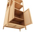 thumbnail image 5 of Freestanding Bamboo Organizer with Wide Tabletop - Tidy Entryway Things, 5 of 6