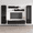 Black, variant on Wall Mounted Floating Modern Entertainment Center Fly A, White, A4